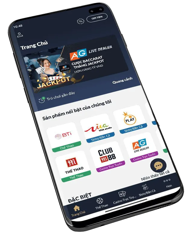 Giao diện ứng dụng big777 link vào trên điện thoại di động